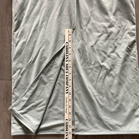 Smooth Edit Funnel Neck Midi Dress Open Edit Teal Pond Women’s Large NWT - Picture 14 of 15